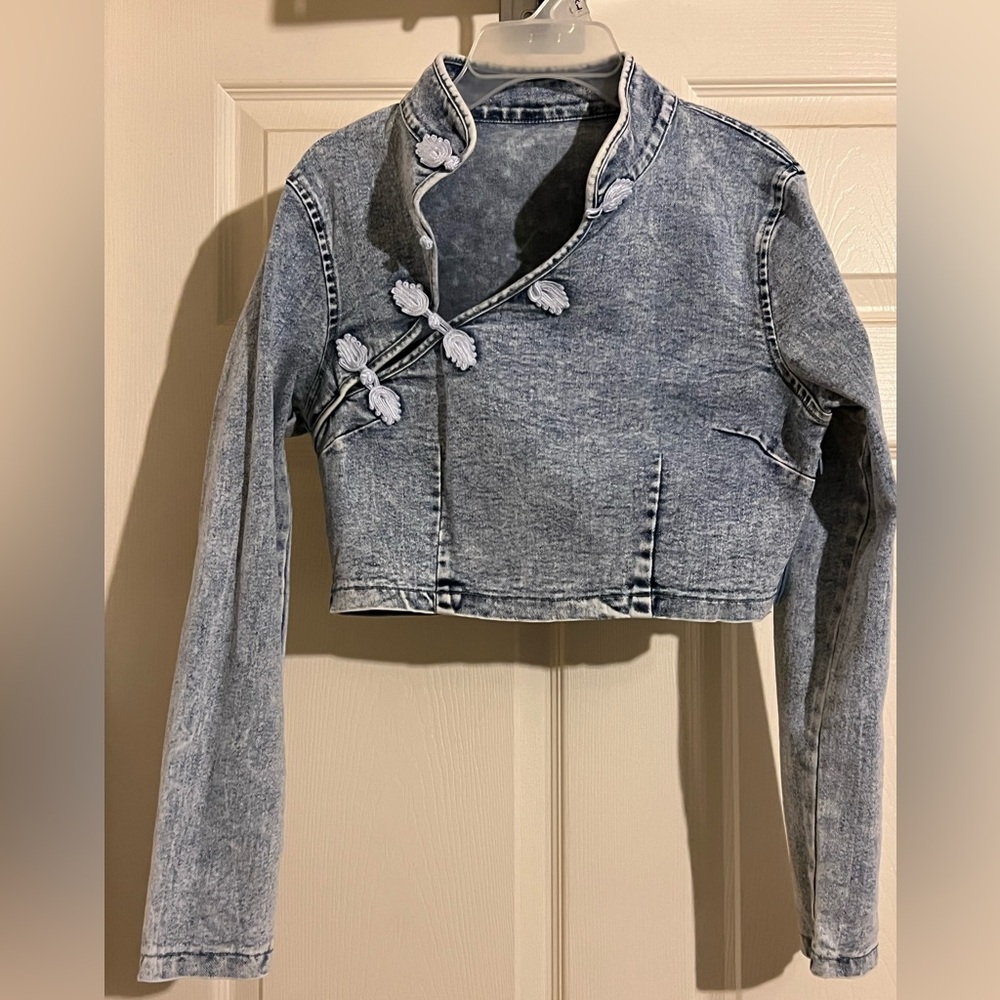 Denim top